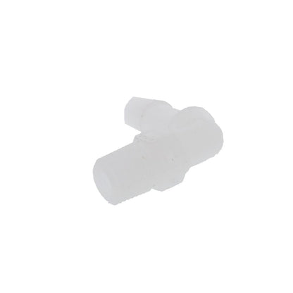 FitQuik PVDF [Kynar] Thread to Tube Elbow Fitting - 1/8 NPT to 1/4 ID Barb