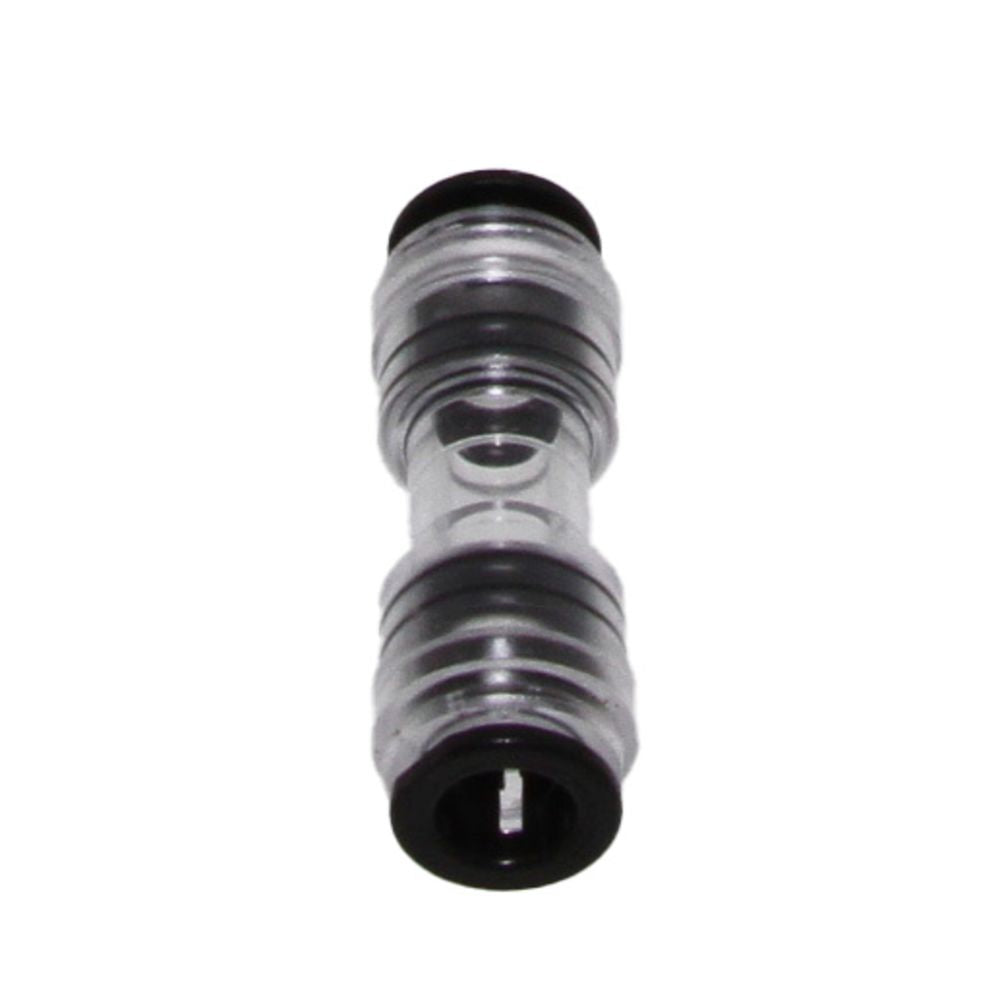 John Guest NC673 Clear Bodied Straight Tube Connector 8mm x 8mm