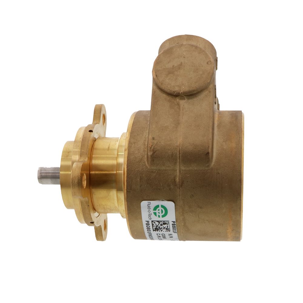 Fluid-o-Tech PB801 Lead Free Brass Rotary Vane Pump 250 gph 1/2" NPT
