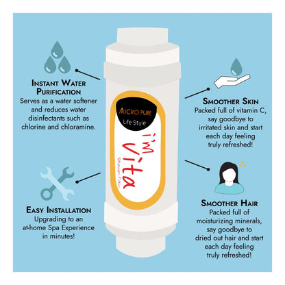 Micro Pure - I'm Vita Shower Filter - Aromatic Bundle
