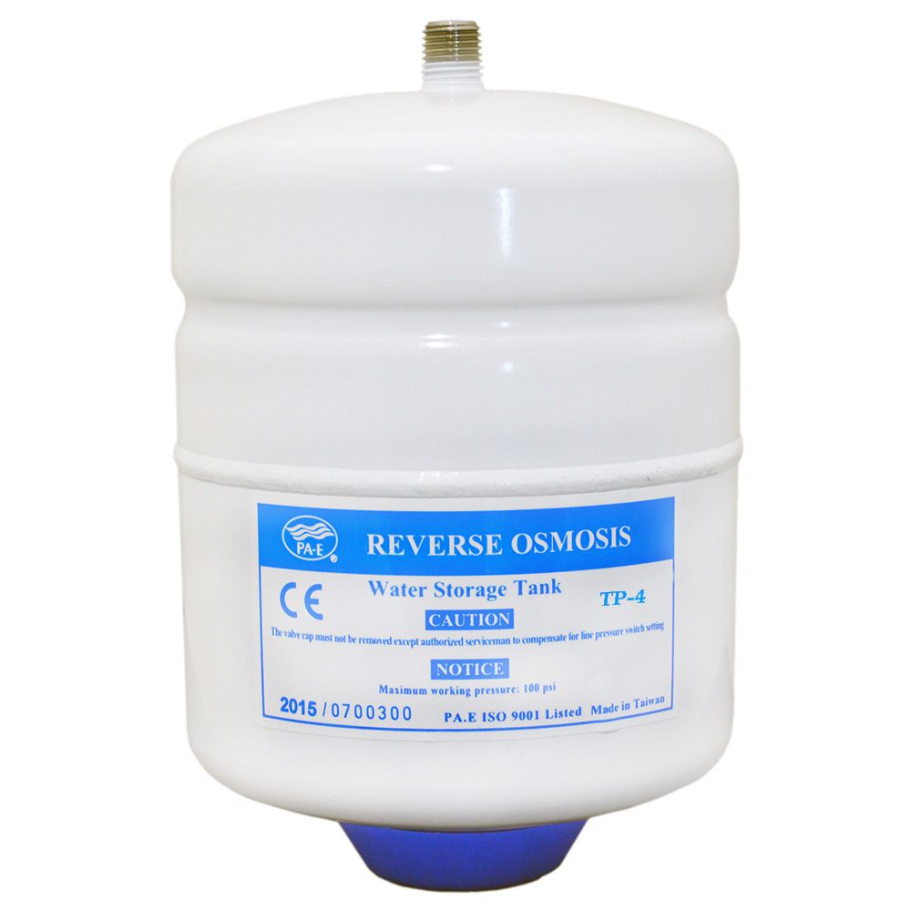 Neo-Pure TP4 1/4" NPT Reverse Osmosis Storage Tank Powder Coated Steel 1.0 Gal