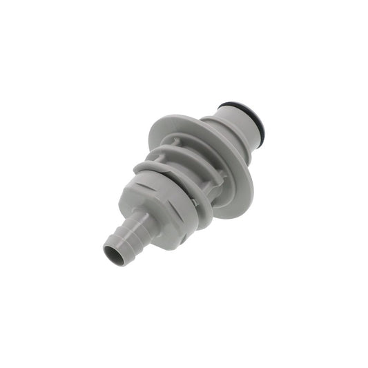 HFCD42612 Valved Panel Mount Hose Barb Coupling Insert 3/8 ID Barb