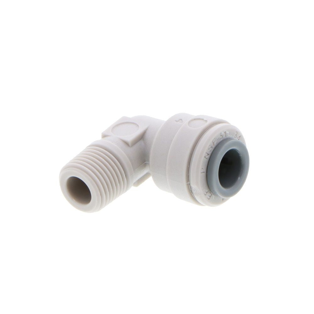 John Guest Fixed Elbow NPTF - 1/4 x 1/8  NPTF