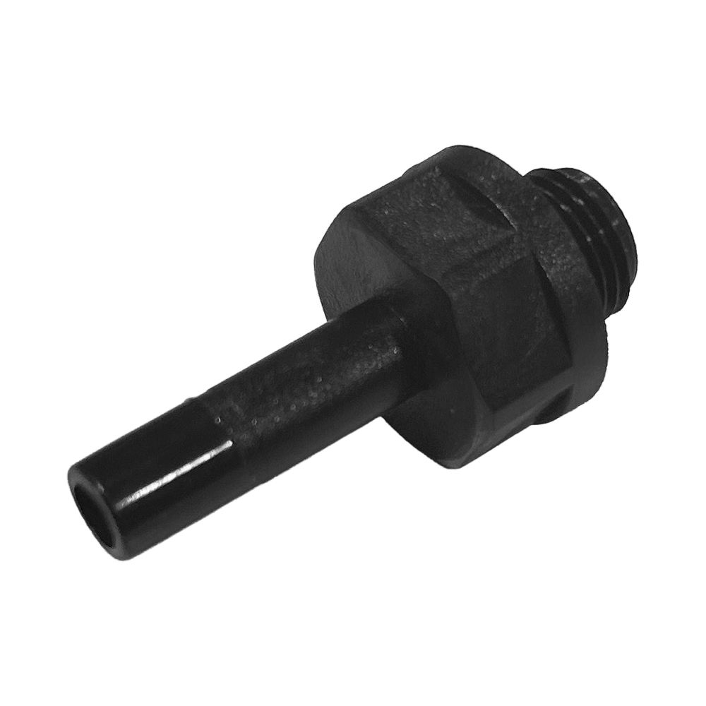 NeoFit - Acetal Black Stem Adapter 6mm stem x 1/4"BSP[P]