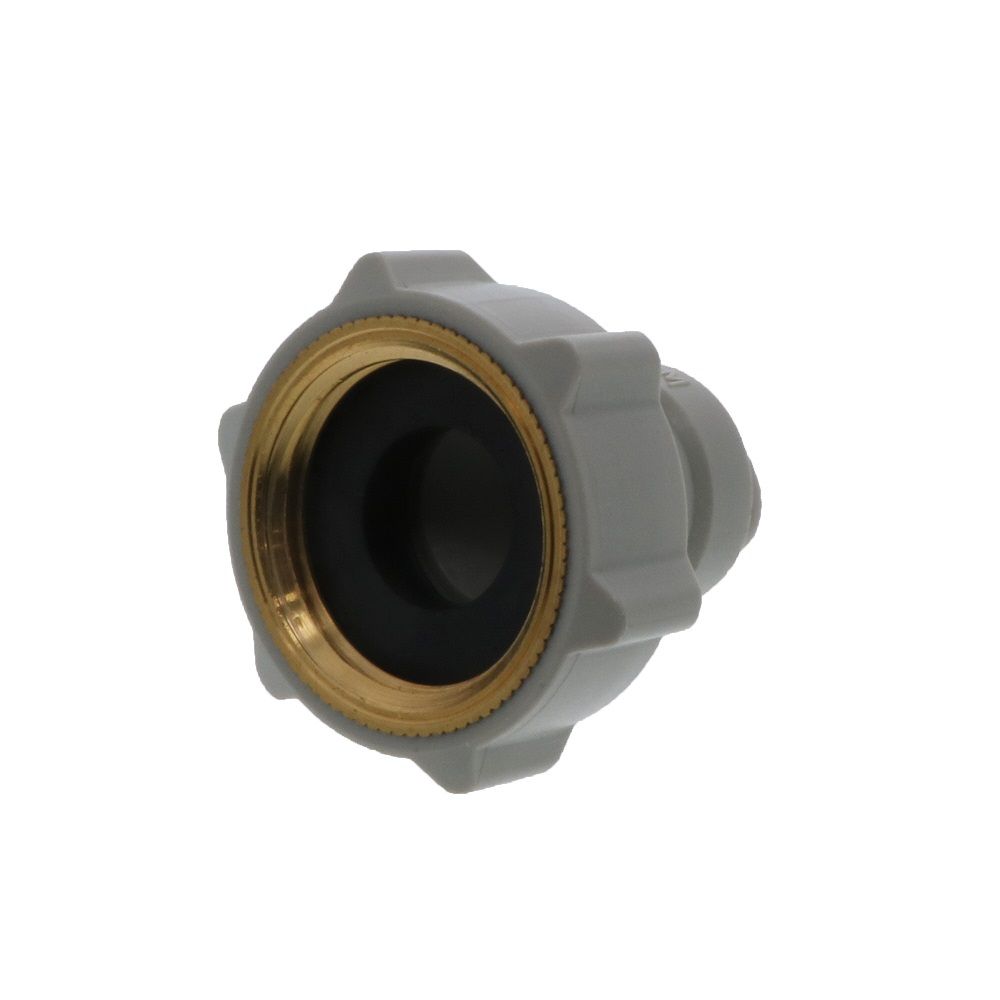 DMfit Female Garden Hose Adapter - 5/16" Push-in x 3/4" NH flat inside