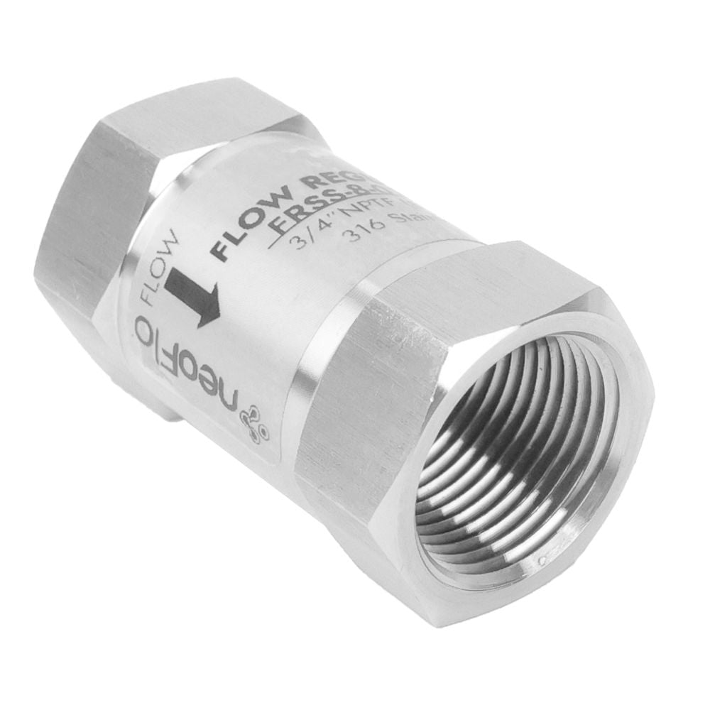 Neo-Pure Stainless Steel  Flow Control 8 GPM 316ss 3/4 FPT