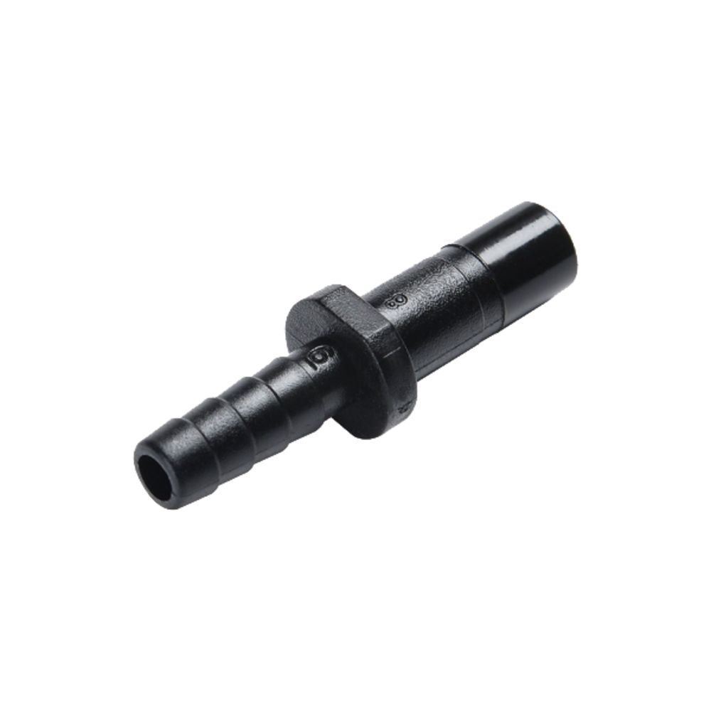 NeoFit - Acetal Black Stem Barb Connector 6mm stem x 6mm barb