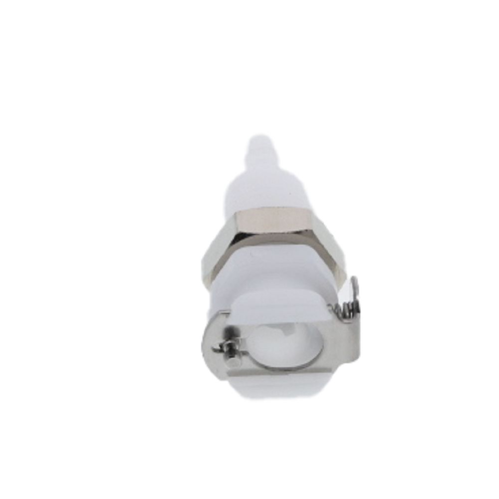 12700 NSF Valved Panel Mount Hose Barb Coupling Body 1/8 ID Barb