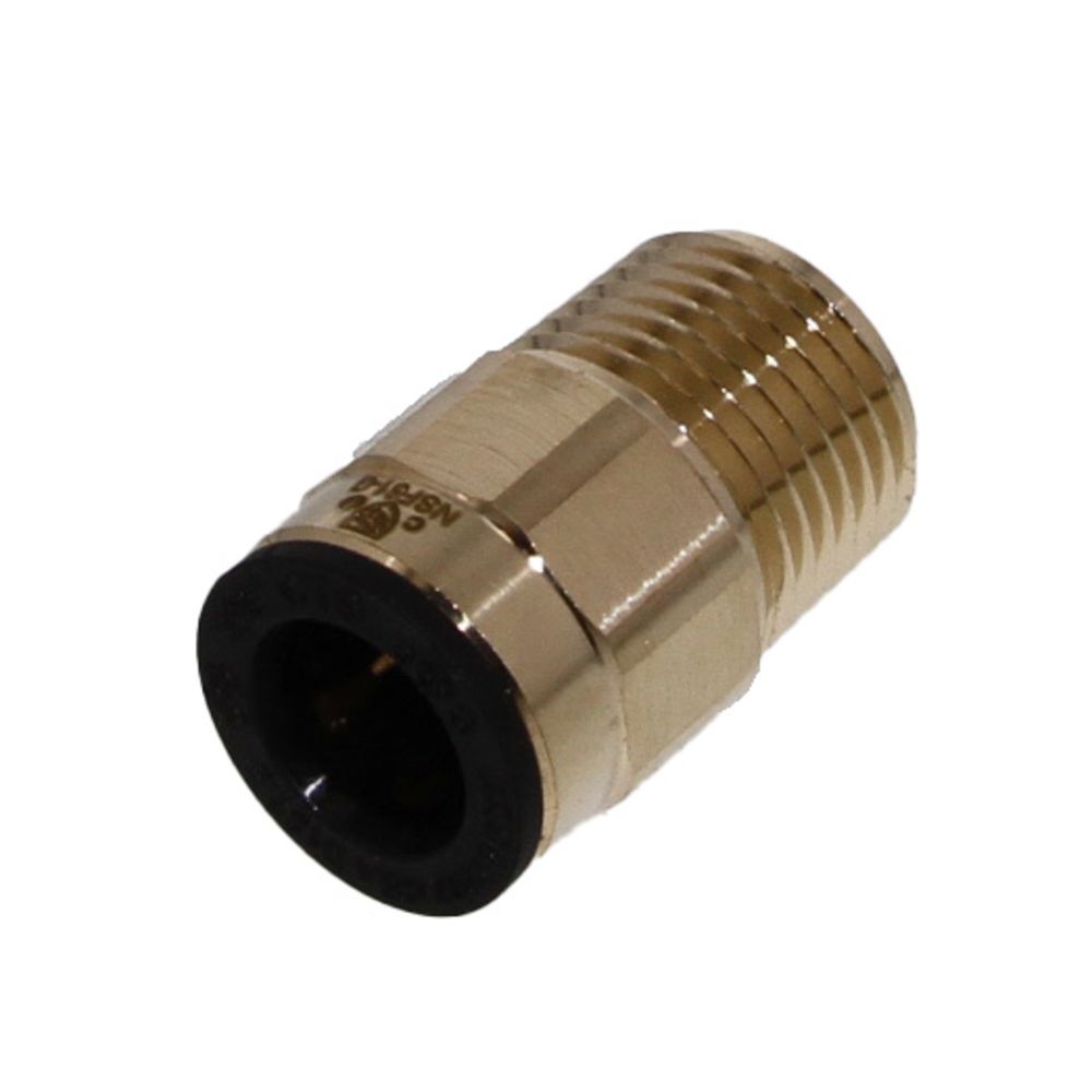 John Guest Lead-Free ProLock Brass Male Connector NPT - 1 CTS x 1 NPT