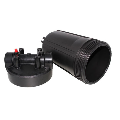 10" Neo-Pure Big Flow Filter Housing Black Cap/Black Sump with Pressure Relief 3/4"