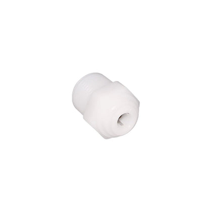 NeoFit - Acetal Natural White Male Connector- 3/8"tube OD x3/8"NPTF