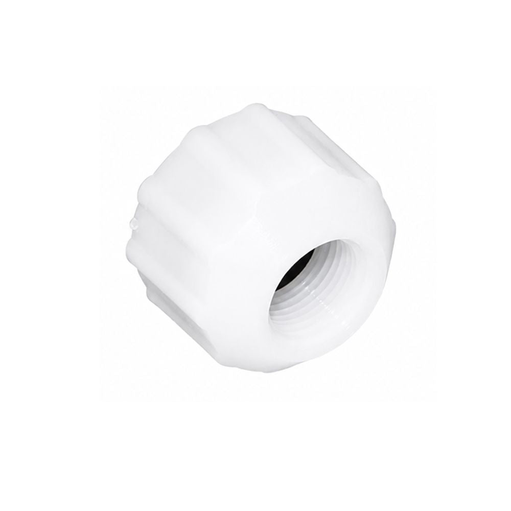 neoFit - Acetal Natural True White F/F Reducer 1/4" x 3/4" Thread BSPP