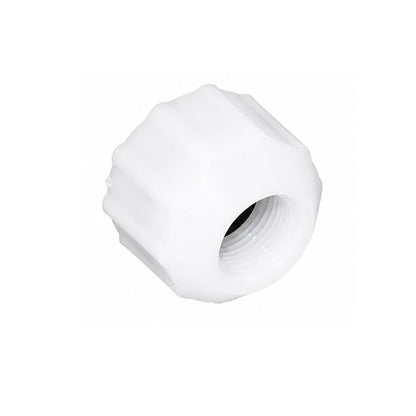 neoFit - Acetal Natural True White F/F Reducer 1/4" x 3/4" Thread BSPP