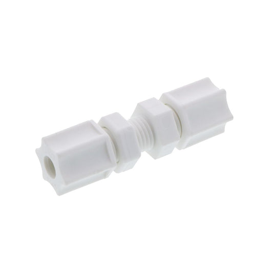 JACO 20-4-P-PG Polypropylene Bulkhead Union 1/4 OD Tube x 1/4 OD Tube
