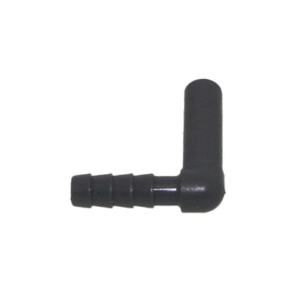 John Guest Stem Elbow Barb Connector  - 5/16 OD Stem x 1/4 ID Barb