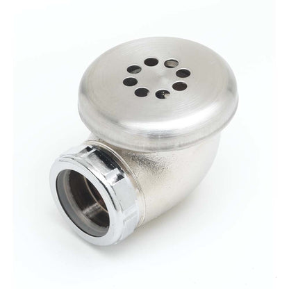 T&S Brass 011356-45 Overflow Head Assembly, Chrome Plated Brass Body & SS Strainer