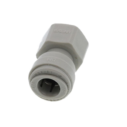 DMfit Female Flare Adapter - 3/8 Push-in x 5/8-18 UNF- V Type