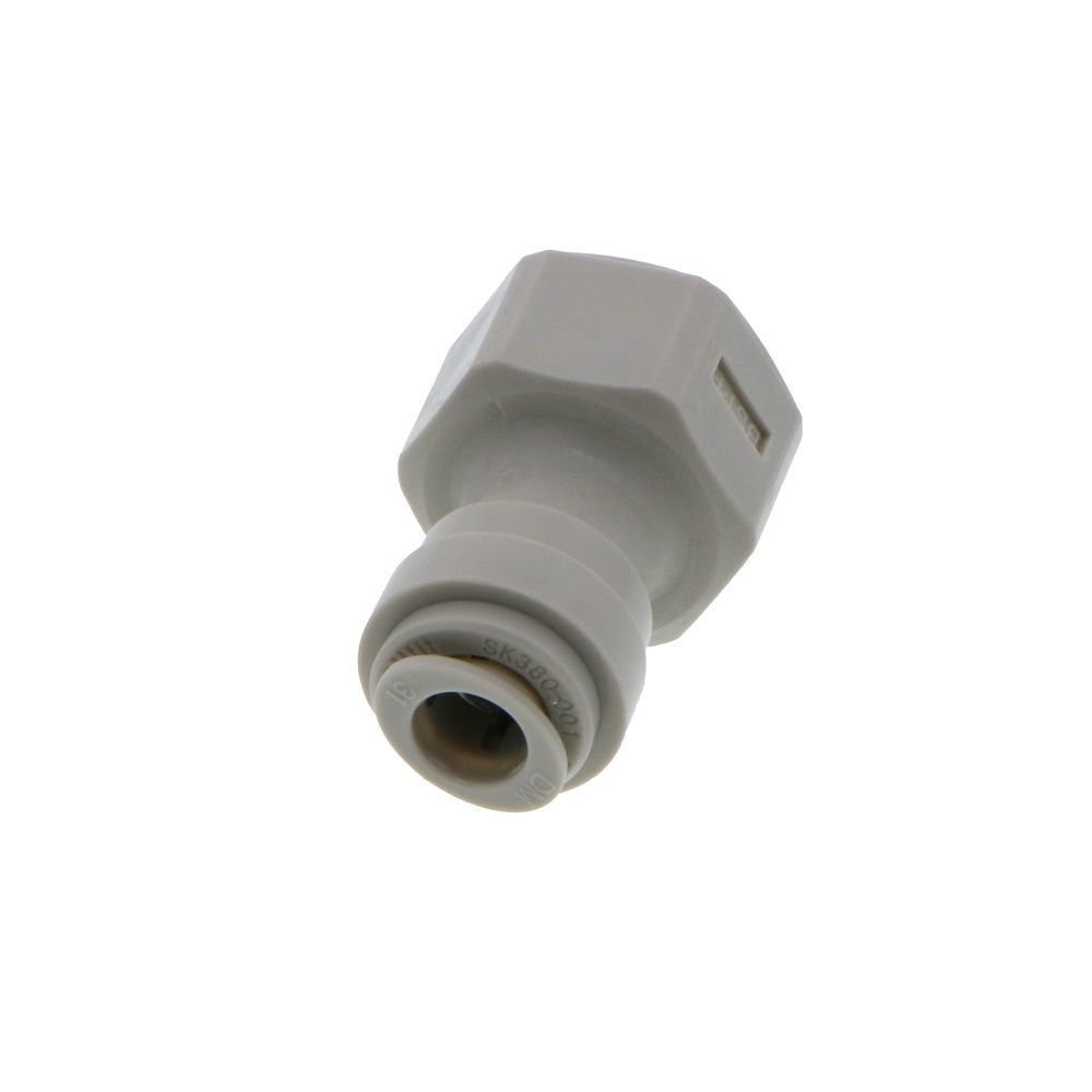DMfit Female BSPP Connector Cone Type - 5/16" Push-in x 3/8 BSP[P]