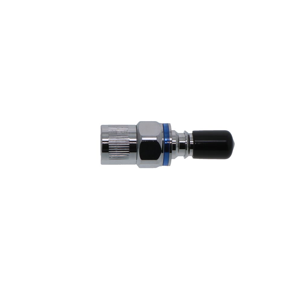 LQ4D20006BLU Valved In-Line 3/8" PTF Liquid Cooling Coupling Insert Cool Blue