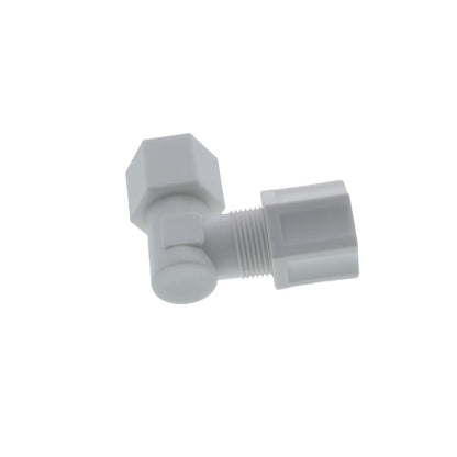 JACO 45-8-6-P-PG Polypropylene Female Elbow 1/2 OD Tube x 3/8 MPT