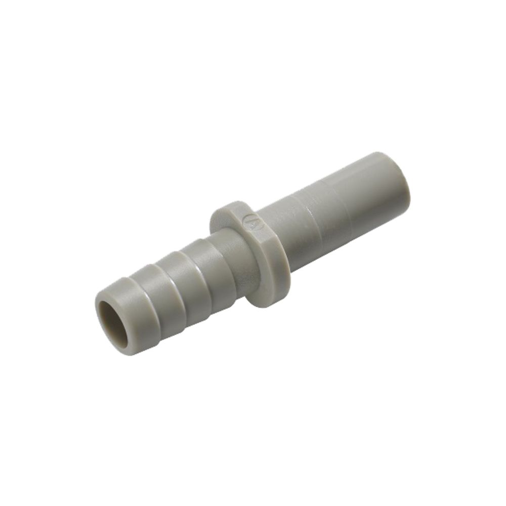NeoFit - Acetal Gray Stem Barb Connector 8mm [5/16"] stem x 8mm [5/16"] barb