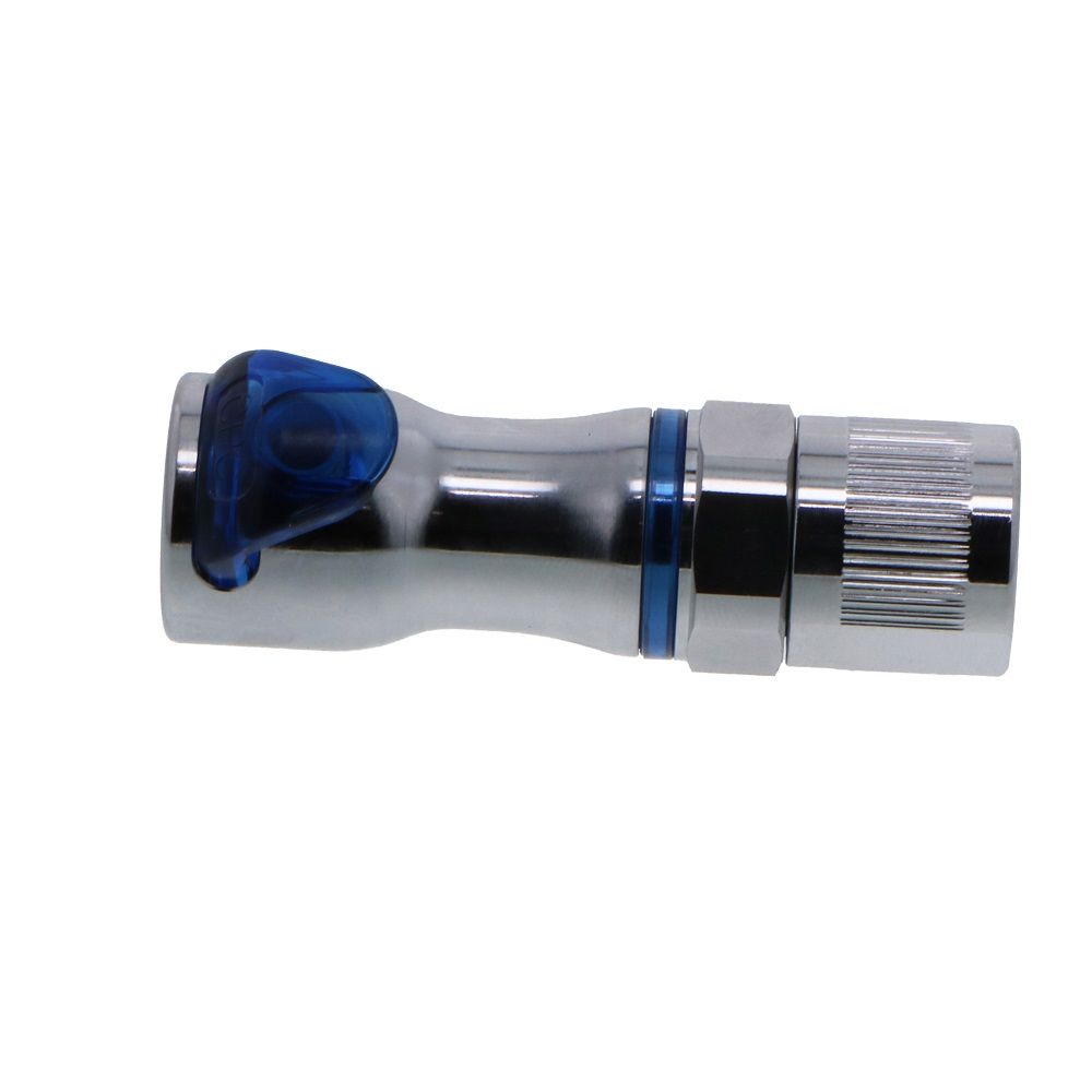LQ4D13006BLU Valved In-Line PTF Liquid Cooling Coupling Body 3/8 PTF Cool Blue