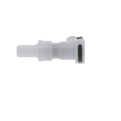 APCD17006SH NSF Valved In-Line Hose Barb Coupling Body with Shroud 3/8 ID Barb