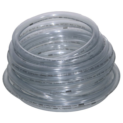 Clear Flexible PVC Tubing 3/8 ID x 1/2 OD