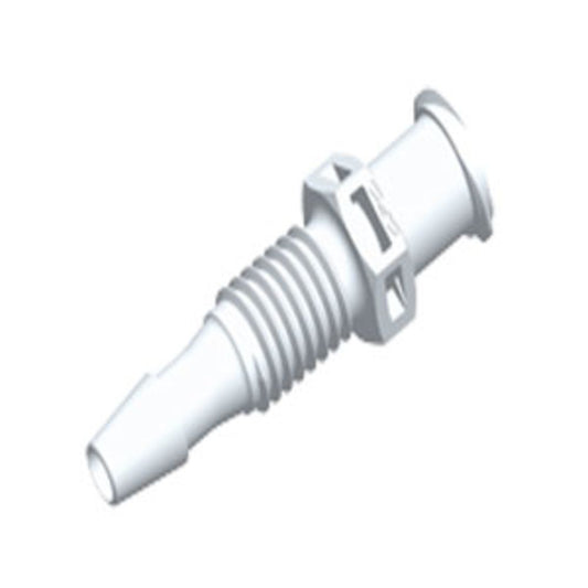 PMLF4130 Luer Fitting White Nylon Panel Mount Female Luer X 1/8 HB