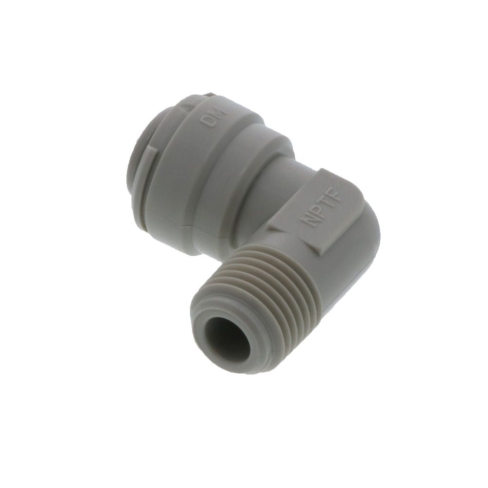 DMfit Elbow Male Connector - 3/8" Push-In x 1/4" NPTF