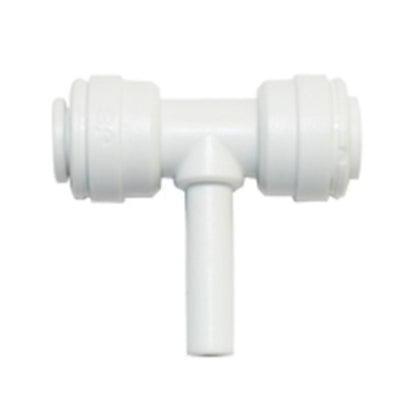 John Guest Branch Stem Tee - 1/4 x 1/4 x 1/4 OD Stem Branch