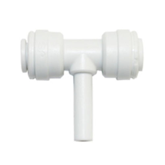 John Guest Branch Stem Tee - 1/4 x 1/4 x 1/4 OD Stem Branch