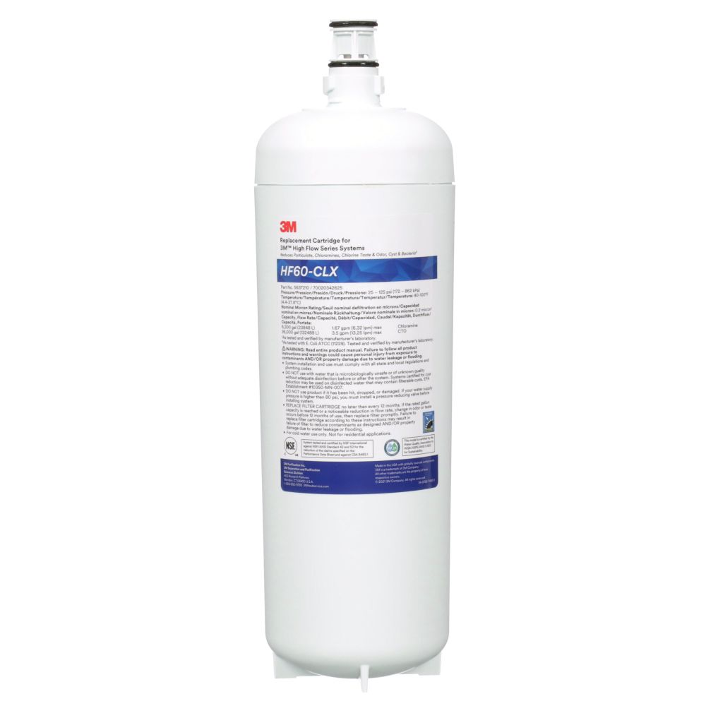 3M HF60-CLX Replacement Cartridge, 0.2 mic, High Flow 5637210