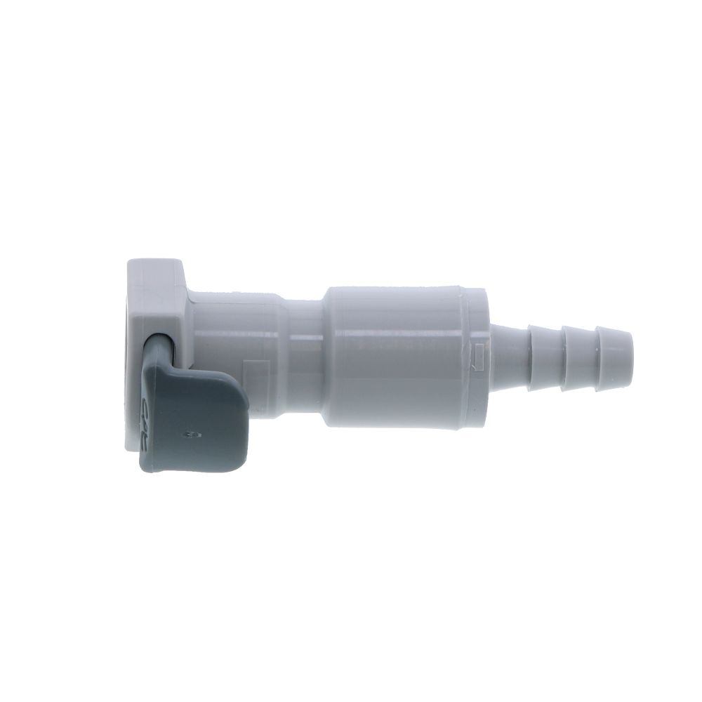 EFCD17412 Valved Inline Coupling Body 1/4 ID Barb