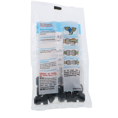 John Guest Female Adaptor BLACK ACETAL - 4mm x 1/8 BSP