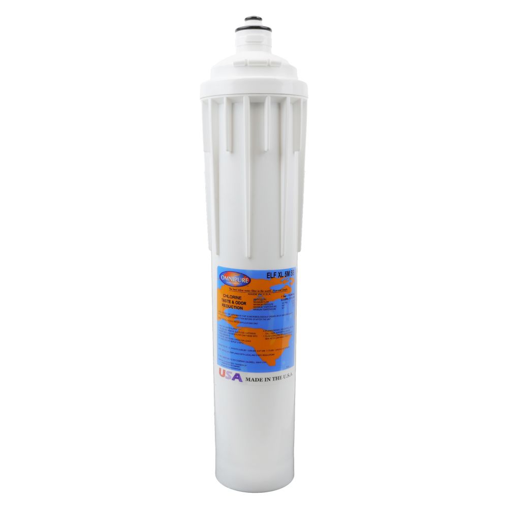 Omnipure ELFXL5M Everpure Compatible 5M Carbon Block/CTO - 12,000 gal Filter