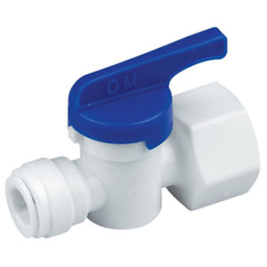 DMfit Hand Valve Female Union Connector - 3/8" Push-in x 1/2" NPTF