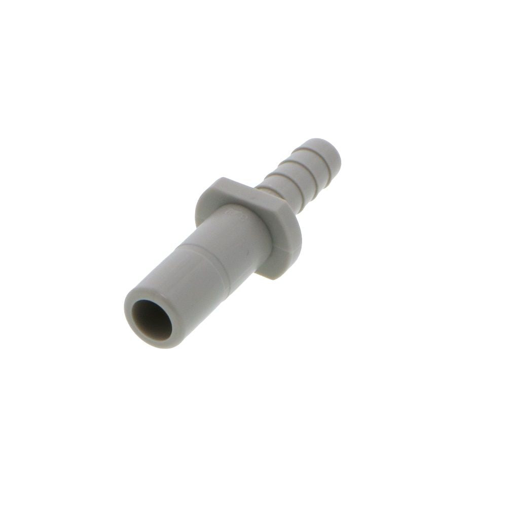 DMfit Stem Barb Straight Connector - 3/8" OD Stem x 1/4" ID Barb