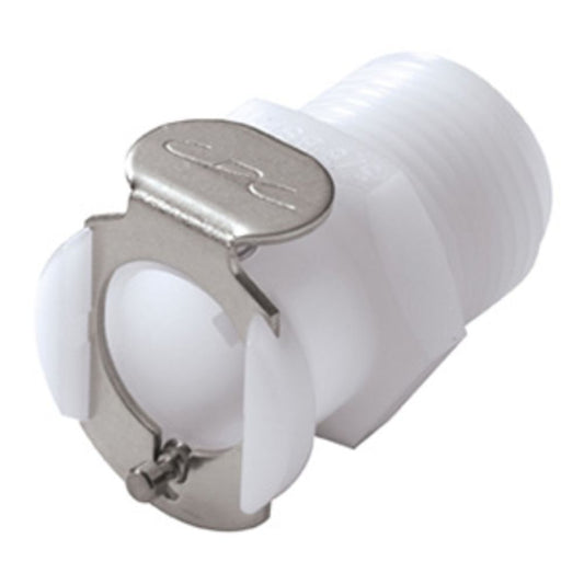 PLCD10006BSPT Valved Male Thread Coupling Body 3/8 BSPT