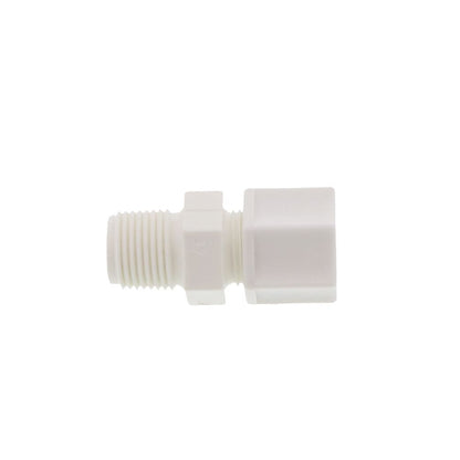 JACO 10-6-6-P-PG Polypropylene Male Connector 3/8 OD Tube x 3/8 MPT