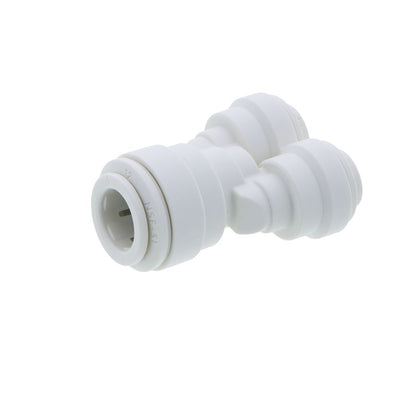 John Guest Two Way Divider Polypro - 3/8 x 1/4 x 1/4