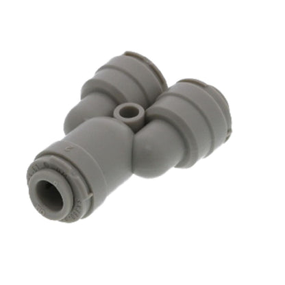 DMfit Two Way Divider - 1/4" x 1/4" x 1/4" Push-In