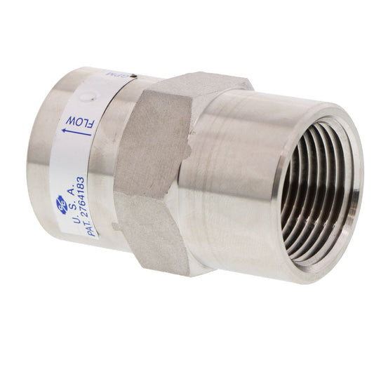 Neo-Pure Stainless Steel  Flow Restrictor 6 GPM 316SS 3/4" FPT x FPT