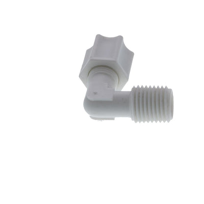 JACO 40-4-4-P-PG Polypropylene Male Elbow 1/4 OD Tube x 1/4 MPT
