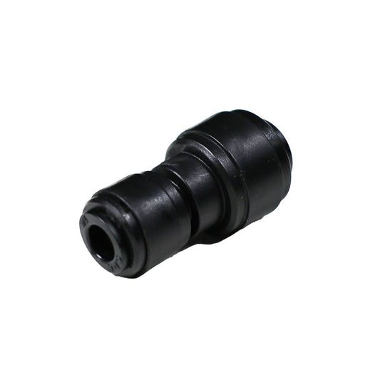 NeoFit - Acetal Black Union Connector 3/8" tube x 1/4" tube