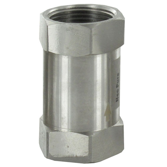 Neo-Pure Stainless Steel Flow Restrictor 9 GPM 316SS 1" FPT x FPT
