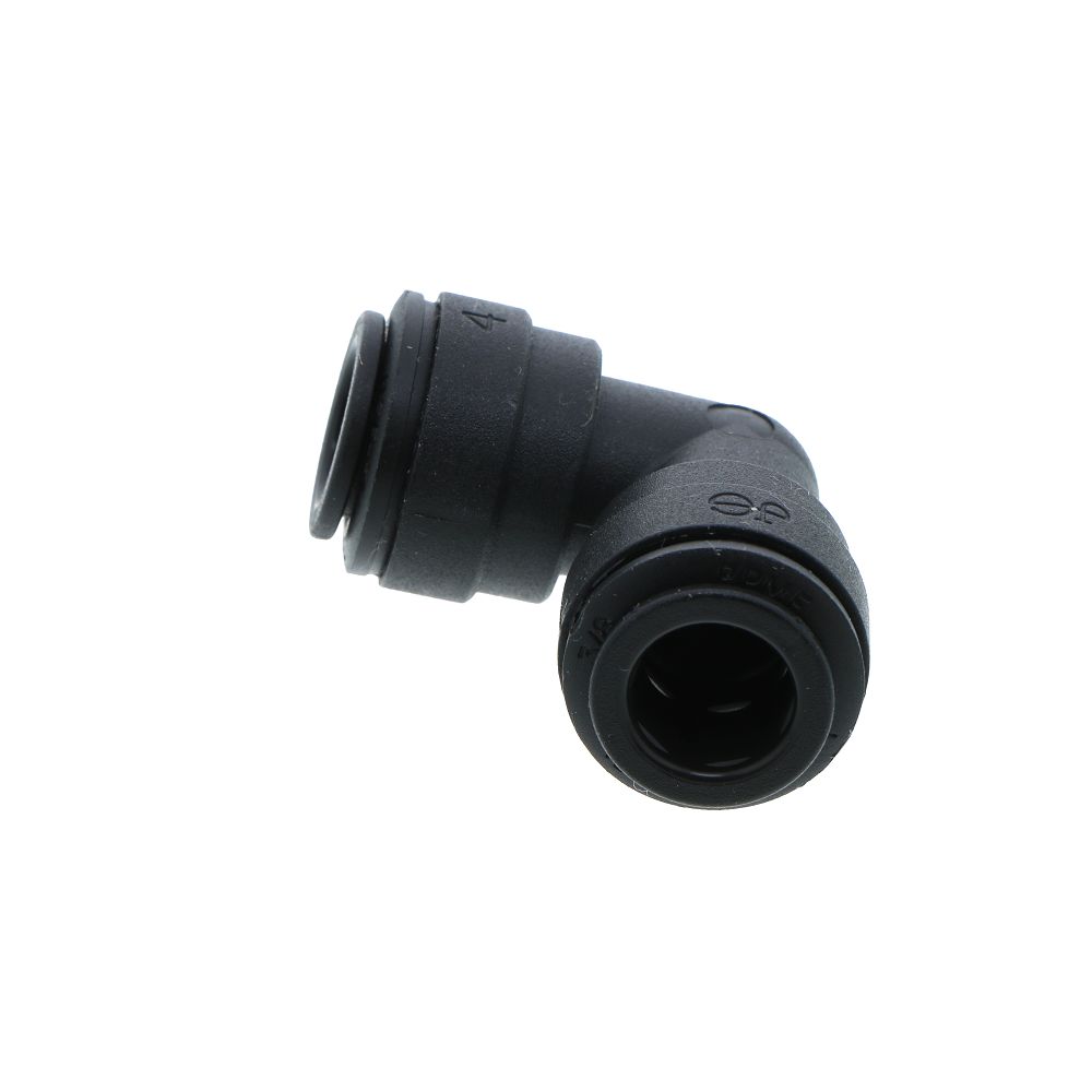 John Guest Union Elbow Black Polypropylene  - 3/8