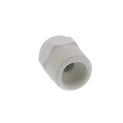 John Guest Male Connector NPTF Polypro - 1/4 x 3/8 NPTF