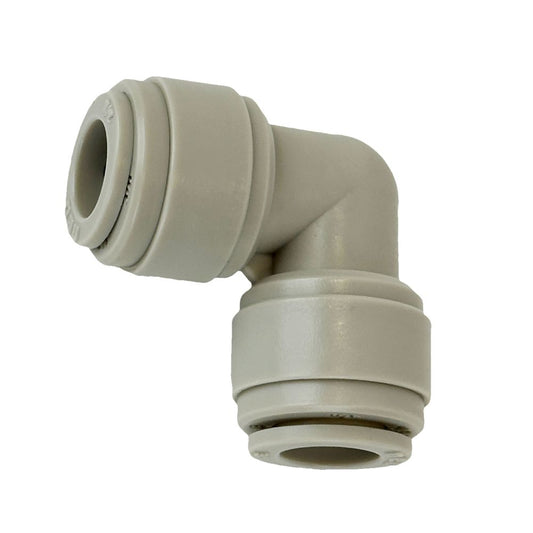 NeoFit - Acetal Gray Union Elbow 8mm [5/16"] tube x 1/4" tube