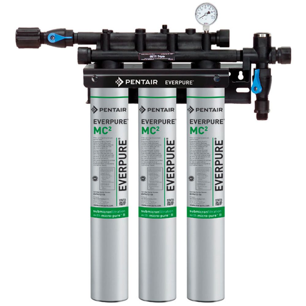 Everpure EV9275-03 QC7I Triple MC2 Filter System